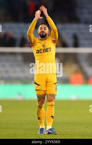 Wolverhampton, UK. 22nd Dec, 2024. during the Leicester City FC v Wolverhampton Wanderers FC English Premier League match at Molineux Stadium, Wolverhampton, England, United Kingdom on 22 December 2024 Credit: Every Second Media/Alamy Live News Stock Photo