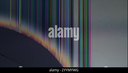Glitch blur. Broadcasting problem. Broken screen grainy futuristic ...
