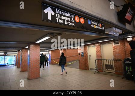 December 22, 2024, Coney Island, Brooklyn, New York, Deer: (new) woman dead after being lit on fire by a man aboard an mta subway train as she slept at the coney island-stillwell avenue subway station.in the coney island section of brooklyn, new york. Sunday, december 22, 2024, brooklyn, new york, usa: on sunday morning at approximately 7:29 a.m., a woman who is unidentified at this time was sleeping aboard a stationary Ã¢â‚¬Å“fÃ¢â‚¬Â train at the coney island-stillwell avenue subway station when an unknown male individual approached and lit the victim on fire. The individual then left the su Stock Photo