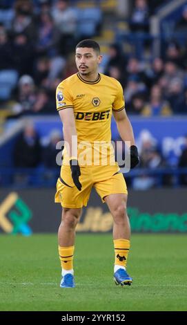 King Power Stadium, Leicester, UK. 22nd Dec, 2024. Premier League Football, Leicester City versus Wolverhampton Wanderers; Andre of Wolverhampton Wanderers Credit: Action Plus Sports/Alamy Live News Stock Photo