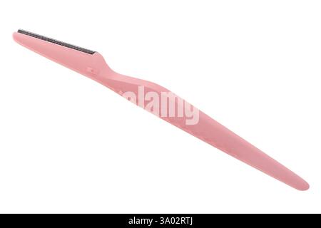 Eyebrows former razor cosmetic tool isolated on white background Stock Photo