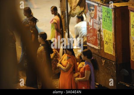 Prostitutes in Kamathipura the red light district of Bombay Mumbai