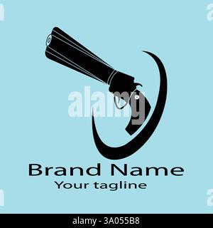 Professional Unique Latest logo design with different designs of the same shape For business company. Color editable. Stock Vector