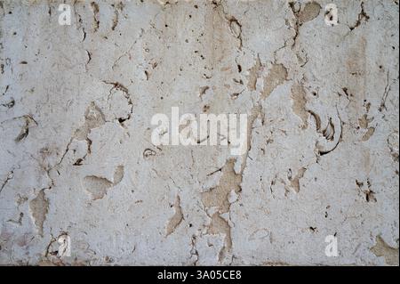 Close-up shot of Cream marble textured wall. Architectural decoration background. Stock Photo