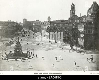 Catholic community Hornby Road Bombay from Flora Fountain, Bombay Mumbai, Maharashtra, India, Asia Stock Photo