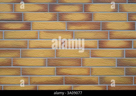 Wall with Clinker, Background Photo Stock Photo