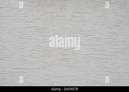 Wall with white roughcast, Background Photo Stock Photo