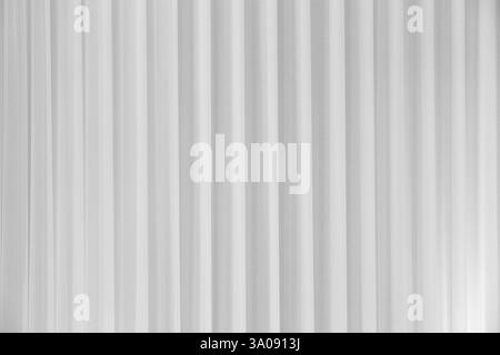 White minimal background. Geometric gradient vertical lines. Copy space Stock Photo