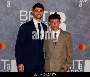 Nick Toteda and Ant Cushion attend The BRIT Awards 2025 at The O2 in