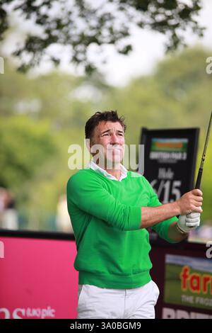 Dean Saunders takes part in celebrity pro-am golf at the Farm Foods