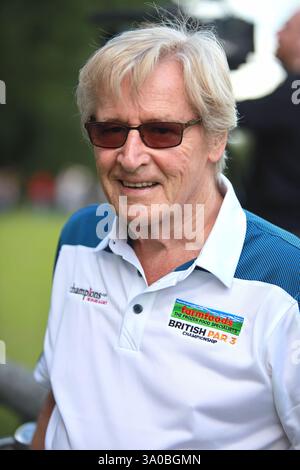 Actor William Roache takes part in celebrity pro-am golf at the Farm