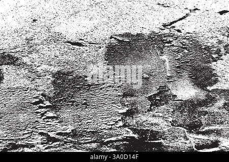 Abstract background. Monochrome texture. Image includes a effect the black and white tones. Stock Vector