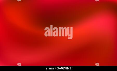 Elegant red gradient. Light and shadow blurred, flowing effect. Stock Vector
