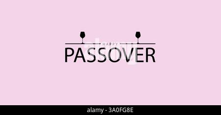 A Festive Passover Looking Ahead to 2025 Stock Vector
