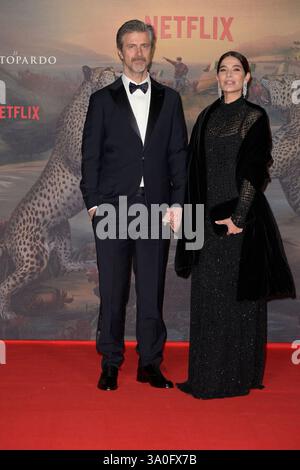 Kim Rossi Stuart and Ilaria Spada during the photocall of the Netflix ...