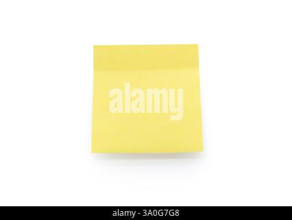 yellow sticky note paper Stock Photo
