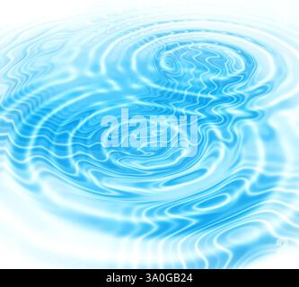 Abstract background with blue radial water ripples Stock Photo - Alamy