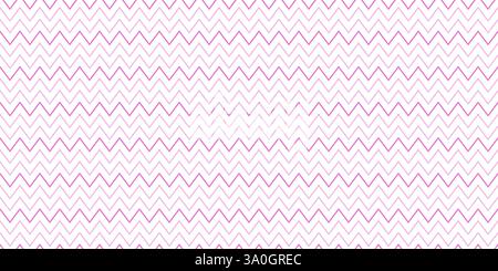 Seamless pattern. Geometric zigzag classical fashion pattern. Retro seamless vector chevrons. Pink zigzag texture. Stock Vector