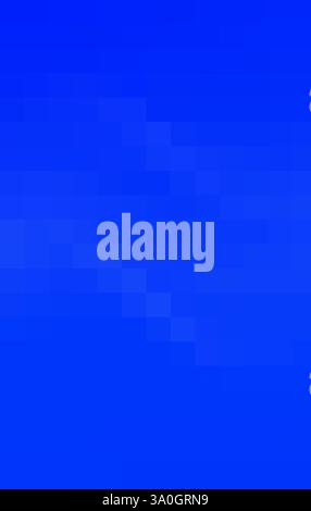 Stylish abstract background with a smooth gradient from dark blue to light blue, complemented by a subtle texture with small pixel squares. Stock Photo