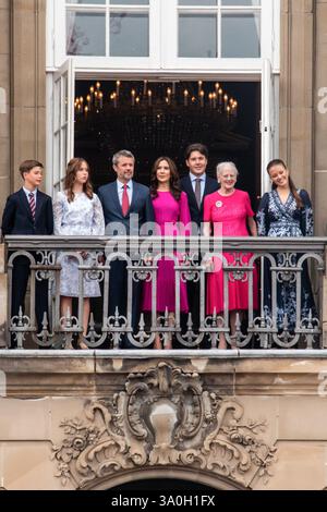 From left: Prince Vincent, Crown Prince Frederik, Prince Christian ...