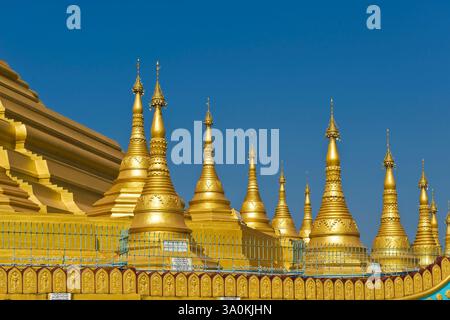 Myanmar, Bago, Shwemawdaw paya Stock Photo