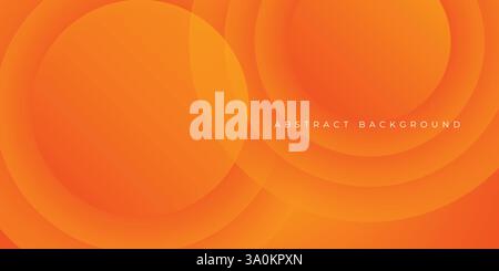 Abstract orange and yellow geometric background. Dynamic shapes composition. Cool orange background design for posters Stock Vector