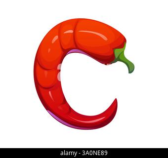 Chili pepper alphabet, vector illustration Stock Vector Image & Art - Alamy