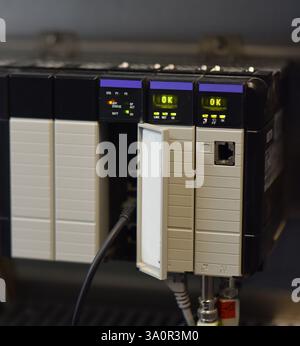 PLC Computer Stock Photo