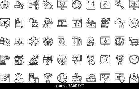 High-Quality Vector Icons Collection with Editable Stroke. Ideal for Professional and Creative Projects. Stock Vector