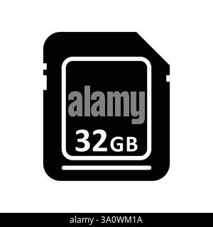 sd card icon vector template illustration design Stock Vector