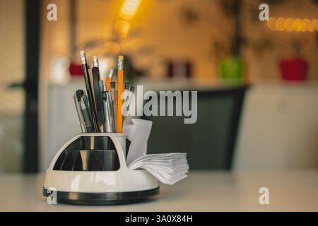 Office supplies on the table Stock Photo
