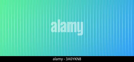 Acrylic glass, colorful gradient behind ribbed plastic texture Stock Vector