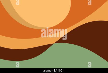 Color splash abstract background for design. wavy abstract background Stock Vector