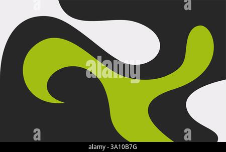 Abstract Background Vector 2D Fullcolor. fluid abstract background Stock Vector