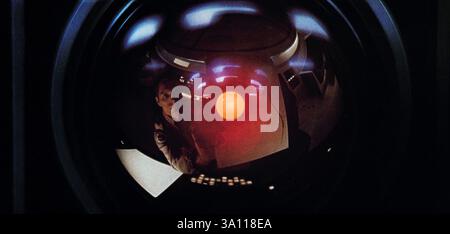 2001: A Space Odyssey 1968. 2001: A Space Odyssey Movie Poster. 2001 A Space Odyssey HAL Stock Photo