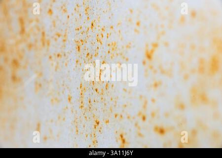 Full Frame Rusty Corroded Silver Metal Texture format filling Background Stock Photo