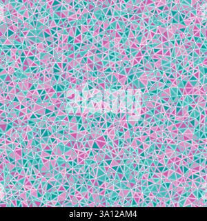 Background with triangles pattern. Small triangles size. Solid shapes in frames. Multicolored style. Repeatable pattern. Classy vector tiles. Stock Vector