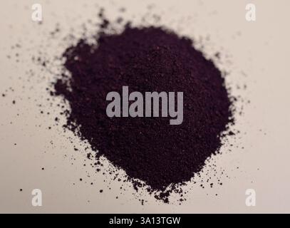 Aniline Blue WS, also called aniline blue, diphenylamine blue, China blue, or Soluble blue Stock Photo