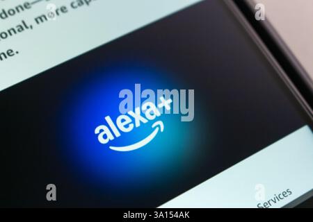 Alexa+ logo from the Amazon website. Alexa Plus is Amazon's next ...