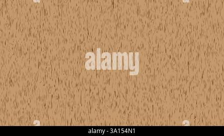 Light Brown Wood Texture Background Seamless Grainy Pattern, Wooden Surface Vector Illustration Stock Vector