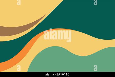 Colorful geometric background. Liquid color background design Stock Vector