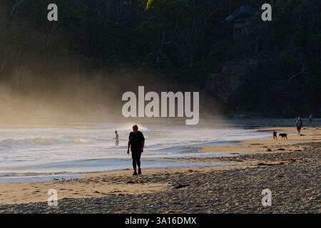 One Morning On Tathra Beach Stock Photo