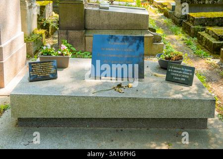 France, Paris, Pere Lachaise cemetery, memorial to the Sharm El Sheikh air disaster of 03/01/2004 Stock Photo