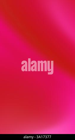 Smooth gradient background featuring vibrant shades of red and pink, evoking a holographic aurora effect Stock Photo