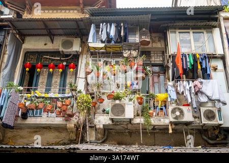 Vietnam, Hanoi, The Old Quarter or district of 36 corporations has become the tourist district Stock Photo