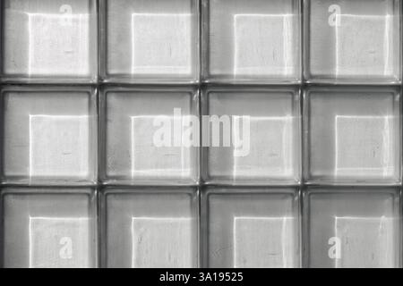 Abstract Frosted Glass Block Squares Background Stock Photo