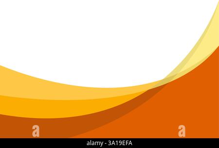 Modern Abstract Template Design Orange Color. Promotional Banner. Beautiful Graphic Design. Dynamic Flyer Design Template Stock Vector