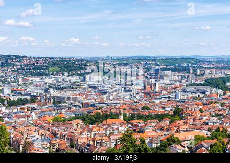 The city center of Stuttgart, Germany, on April 11, 2026. (Photo by ...
