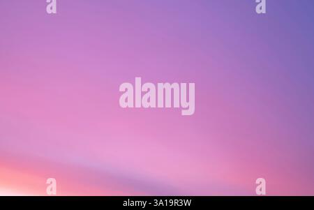 Evening sky with pastel-colored clouds Stock Photo