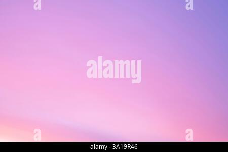 Evening sky with pastel-colored clouds Stock Photo
